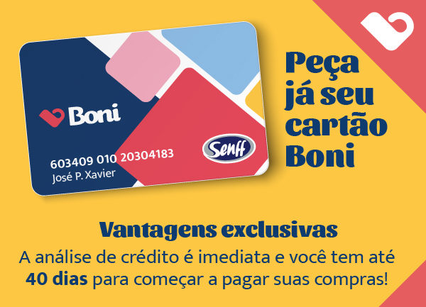 Cartão Boni Senff